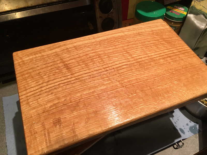 10 Red Oak Freshly Covered With Mineral Oil And Beeswax